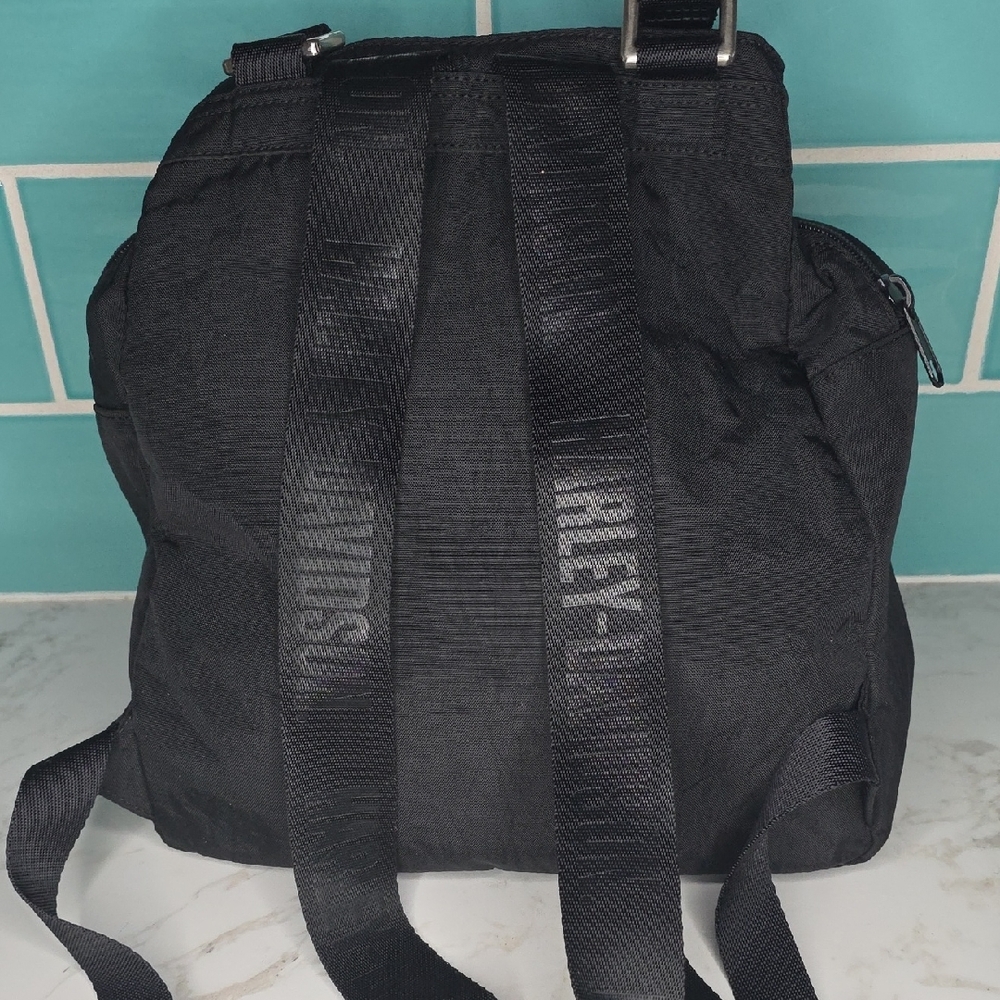 Harley-Davidson Black Nylon Messenger Bag with Silver Hardware - Picture 7 of 15